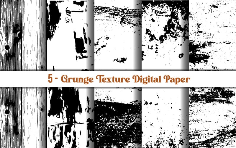 Black grunge digital paper. dirty distressed texture background Background