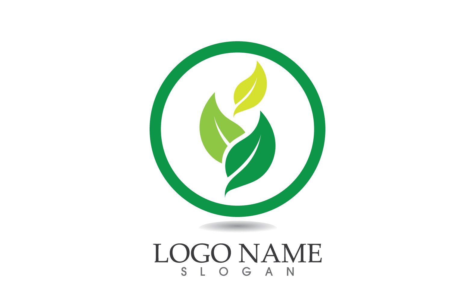 Template #314814 Leaf Fresh Webdesign Template - Logo template Preview