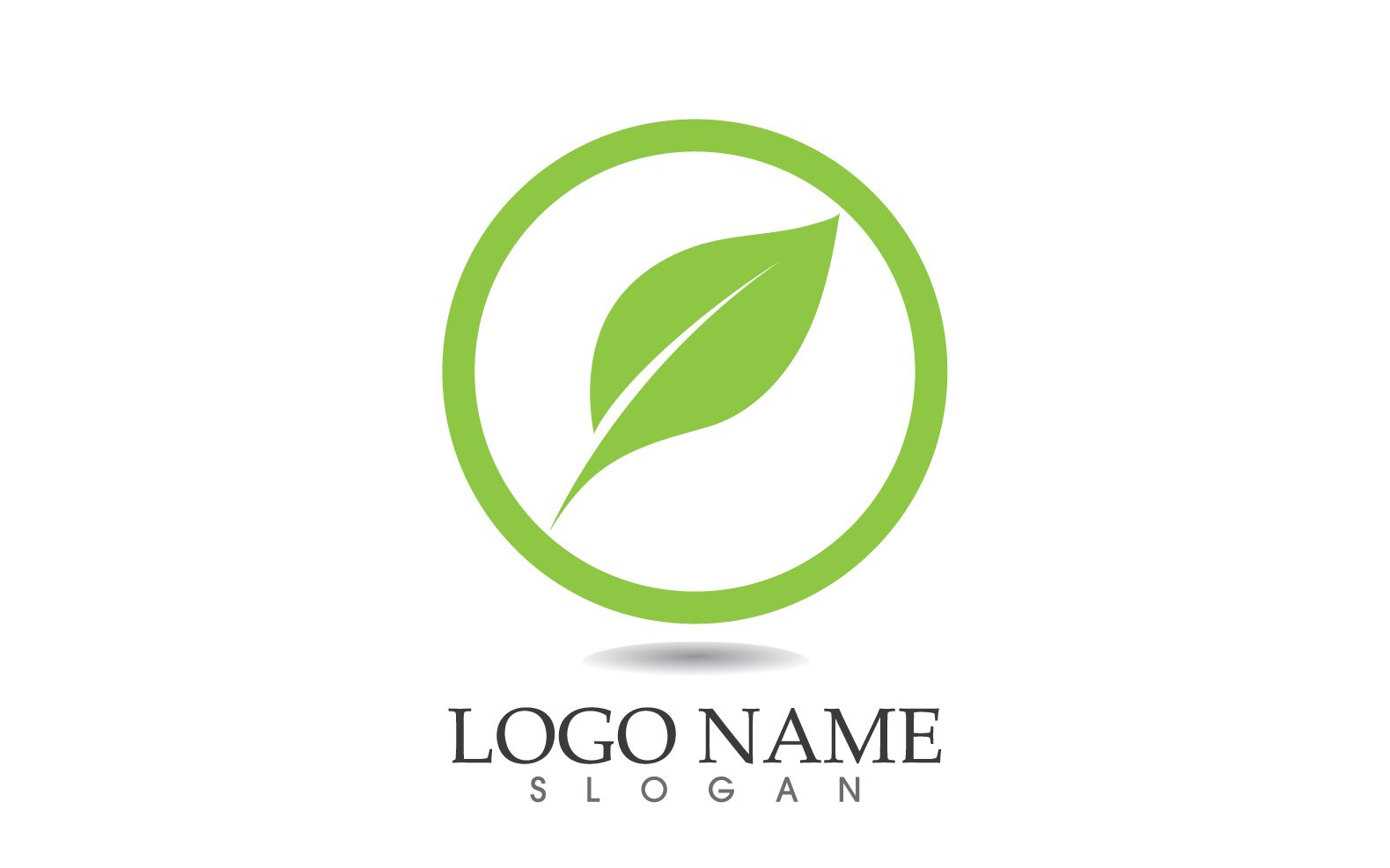 Template #314819 Leaf Fresh Webdesign Template - Logo template Preview