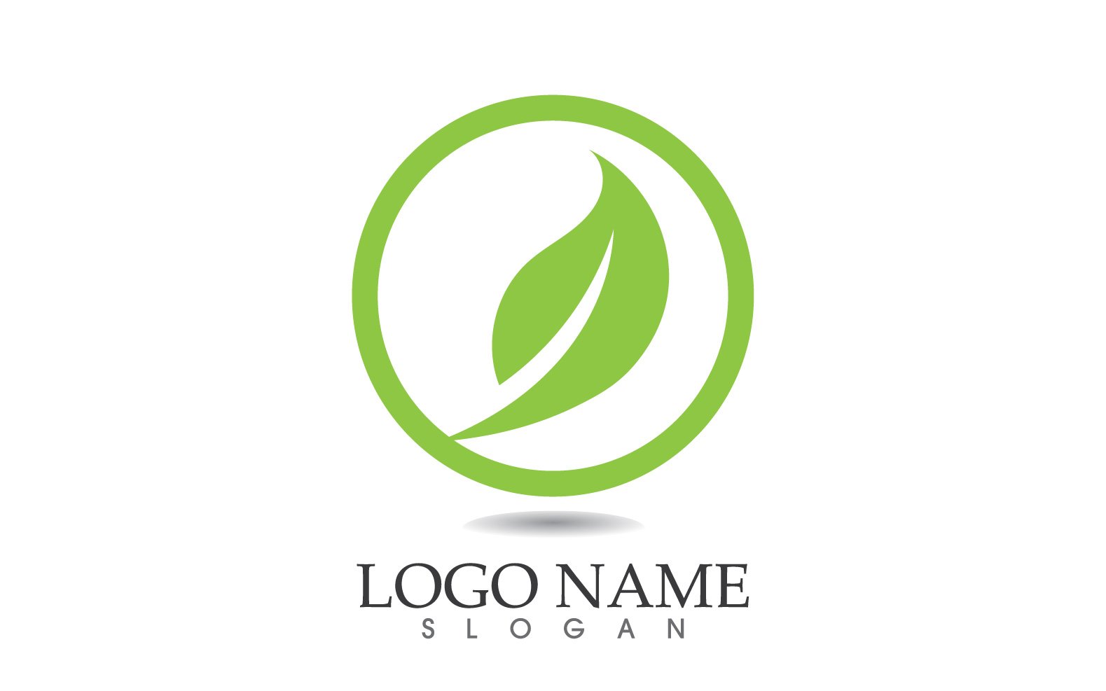 Template #314821 Leaf Fresh Webdesign Template - Logo template Preview