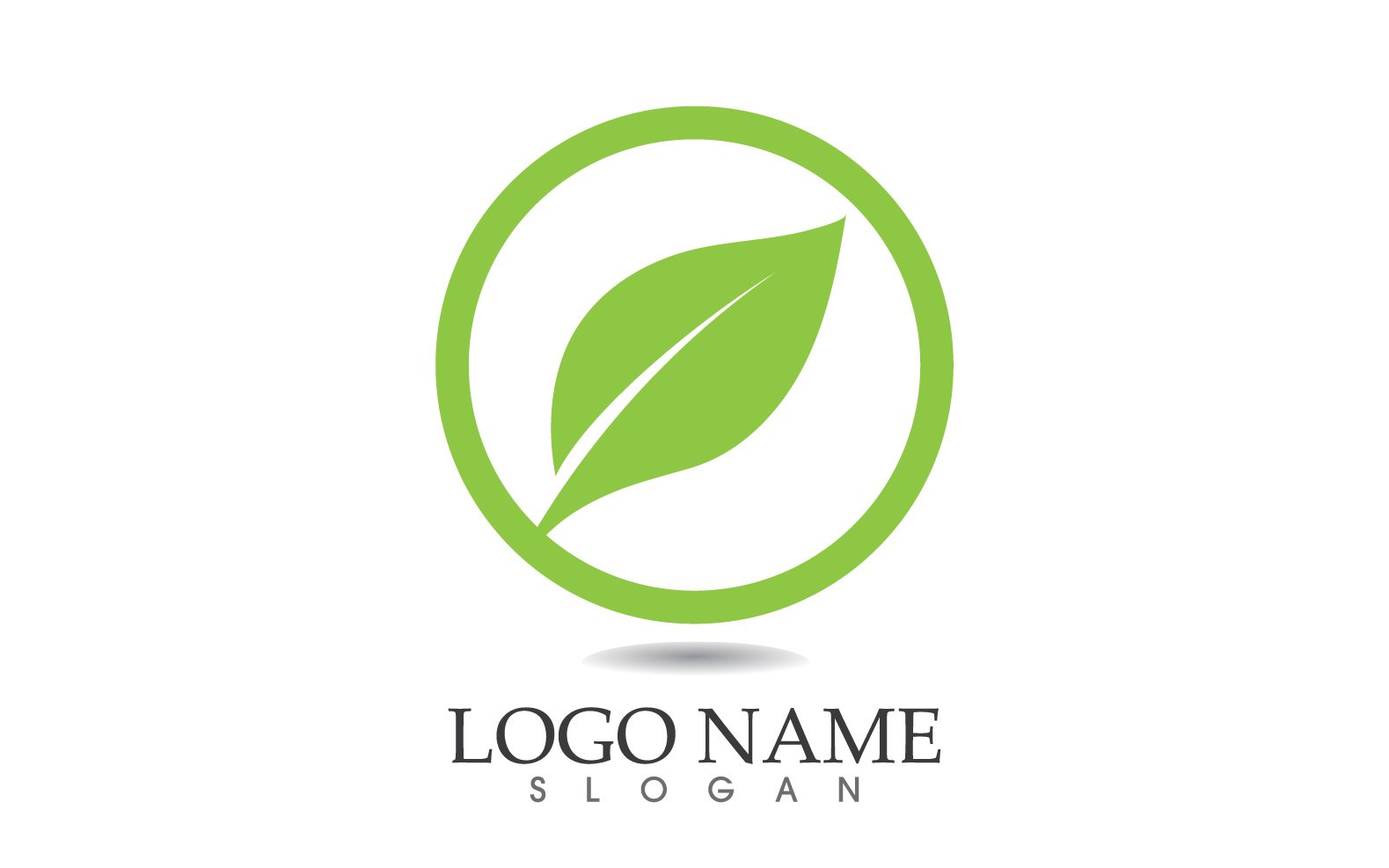 Template #314824 Leaf Fresh Webdesign Template - Logo template Preview