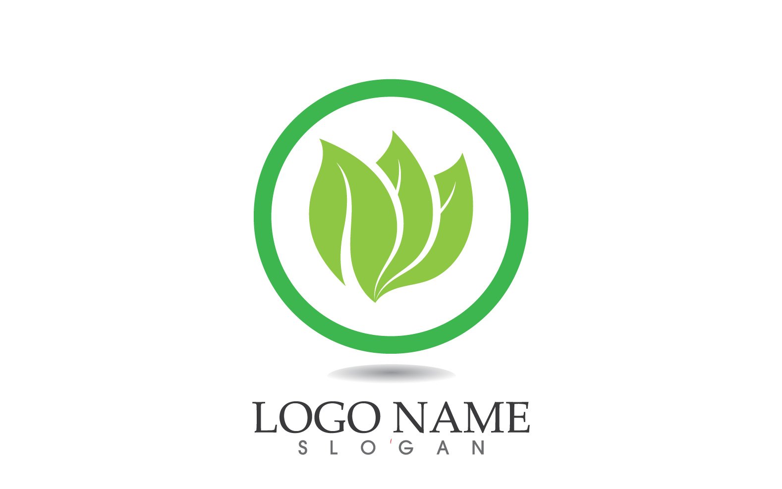 Template #314825 Leaf Fresh Webdesign Template - Logo template Preview