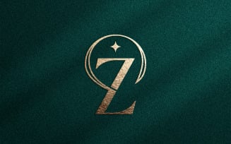 Elegant Minimalist Beauty Logo Cosmetic Letter Z