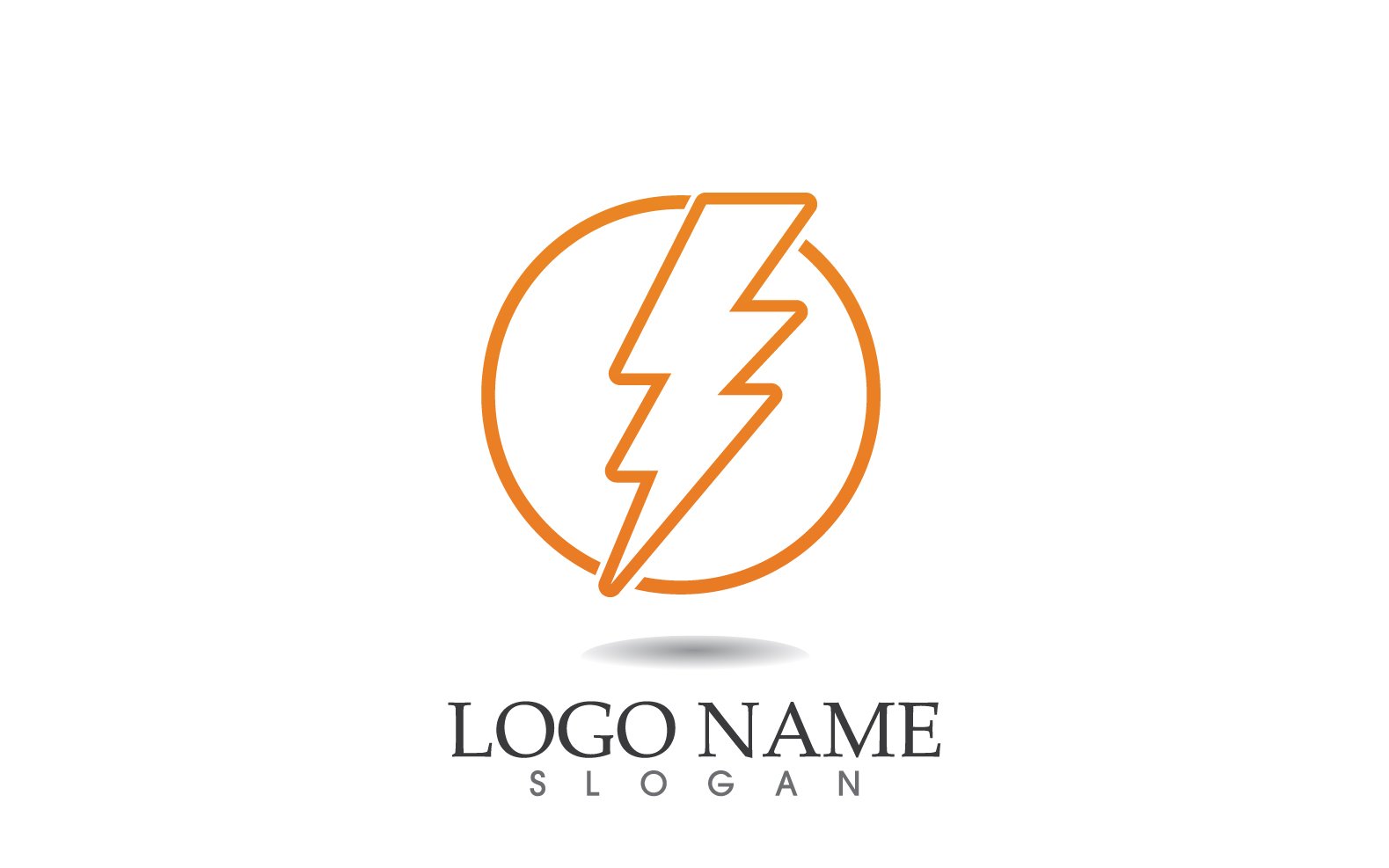 Template #314903 Thunderbolt Flash Webdesign Template - Logo template Preview