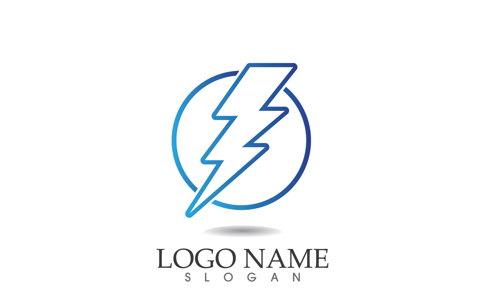 Template #314918 Thunderbolt Flash Webdesign Template - Logo template Preview