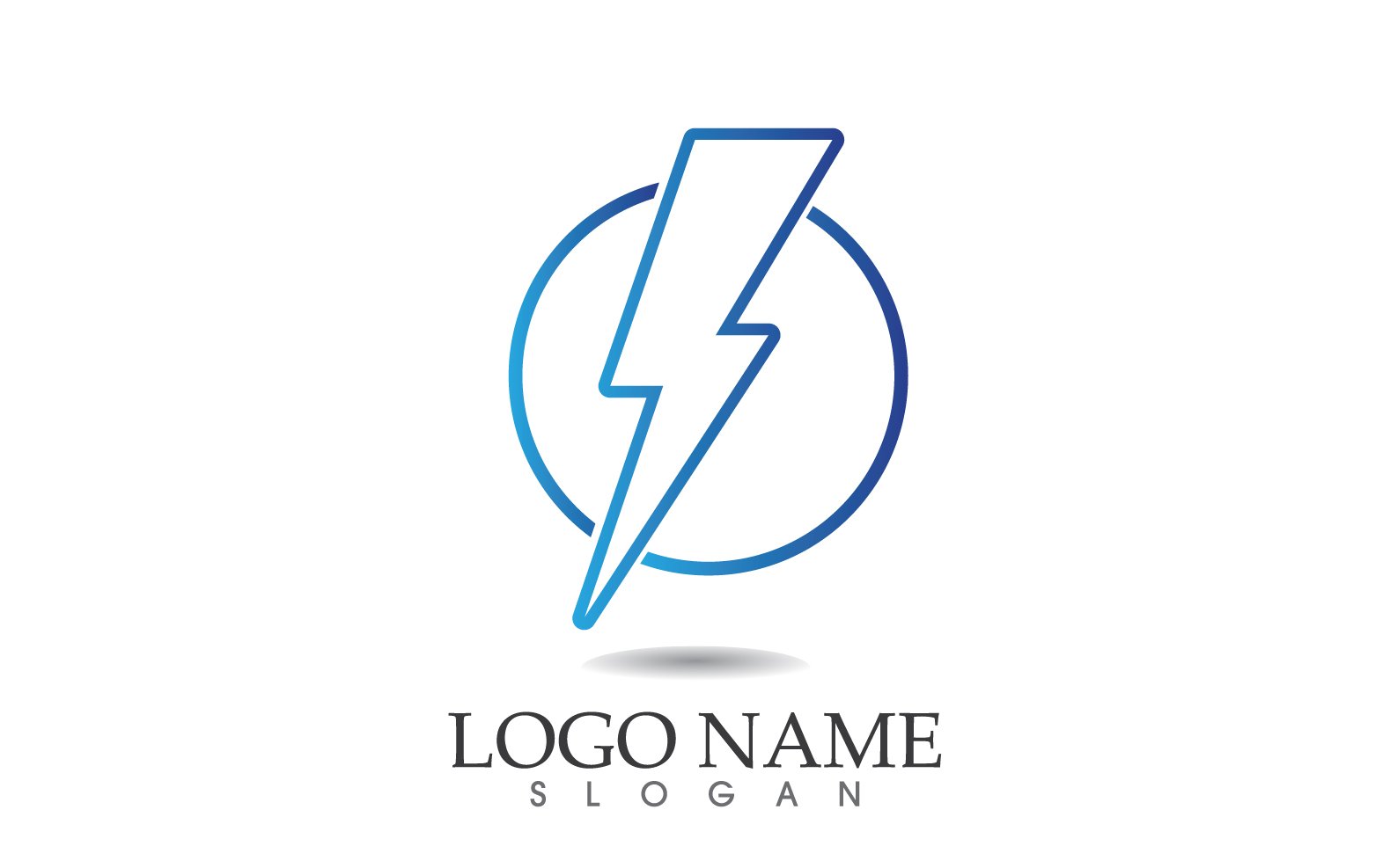 Template #314919 Thunderbolt Flash Webdesign Template - Logo template Preview