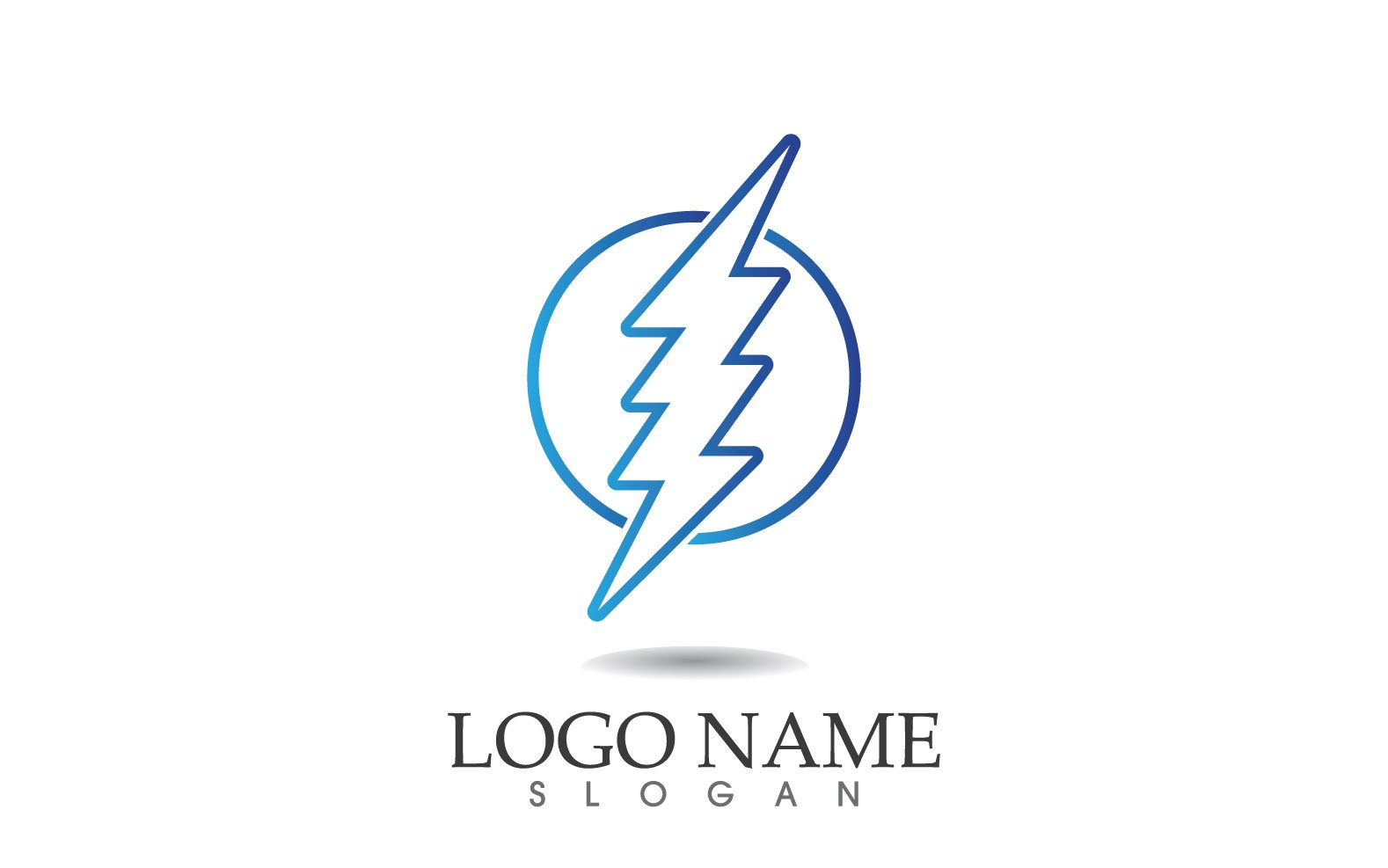 Template #314922 Thunderbolt Flash Webdesign Template - Logo template Preview