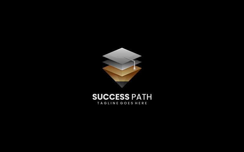 Success Path Gradient Logo Logo Template