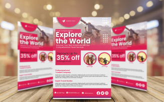 Travel Company Flyer Template 1