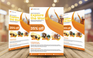 Travel Company Flyer Template