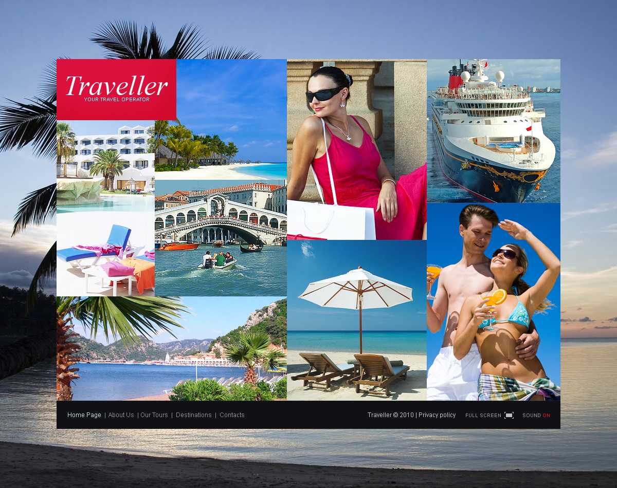 Travel Agency Flash Template 31591
