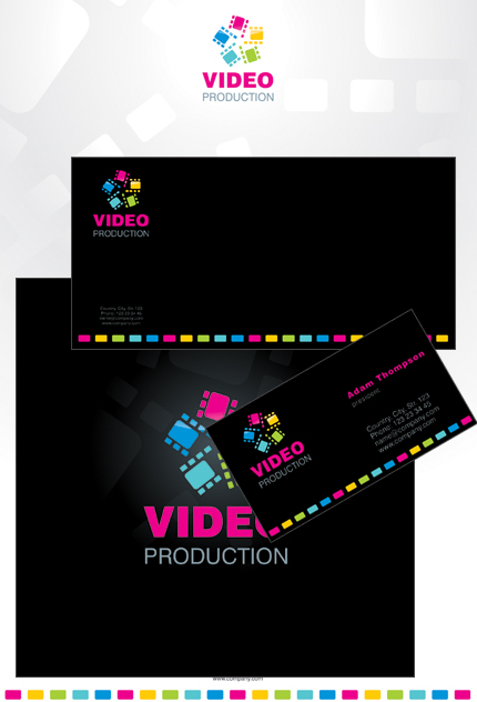 Video Lab Corporate Identity Template Vector Corporate Identity preview