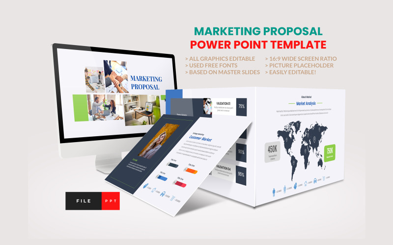 Marketing Proposal Power Point Template PowerPoint Template