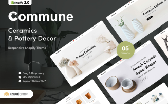 Commune - Ceramics & Pottery Decor Shopify Theme