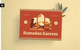 Creative Ramadan Kareem Greeting Card