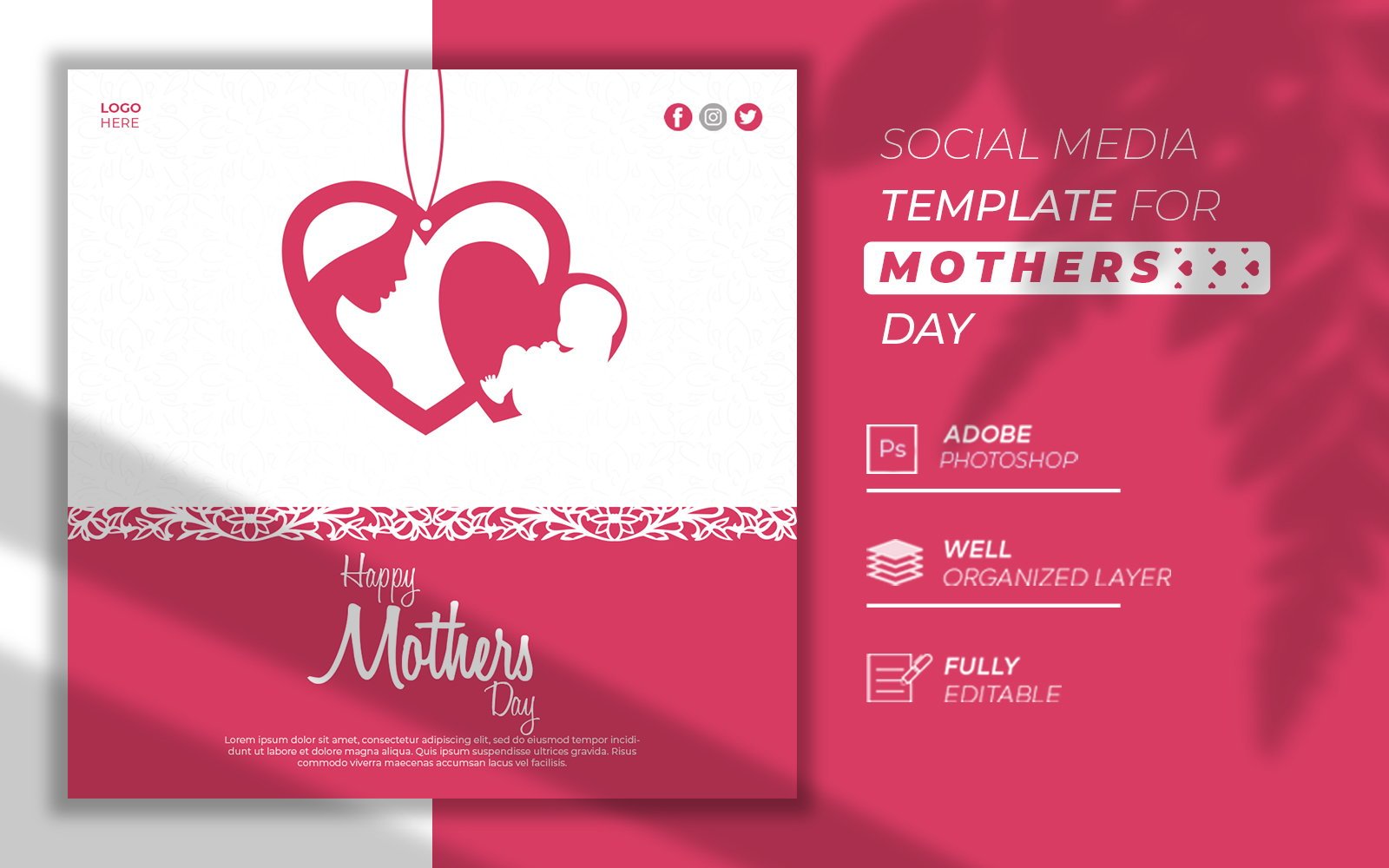 Kit Graphique #315308 Mamans Jour Divers Modles Web - Logo template Preview