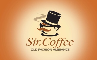 The branding Sir Coffee Logo