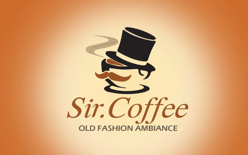 The branding Sir Coffee Logo Logo Template