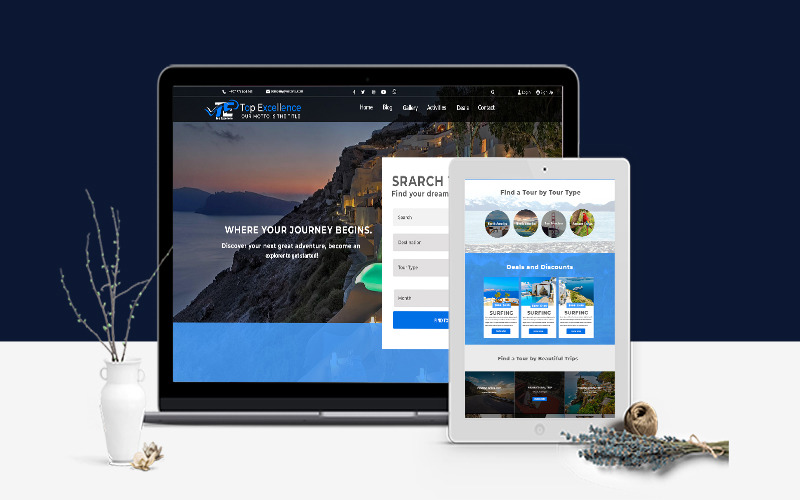 Travel Agency Template - Tourism - Reservation - Hotels Corporate Identity