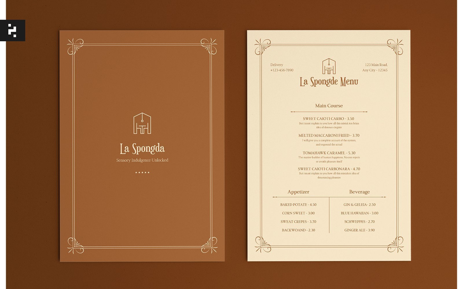 Template #315437 Cafe Food Webdesign Template - Logo template Preview