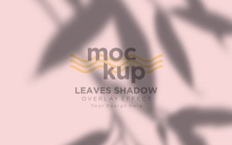 Mockup for the Leaves Shadow Overlay Effect