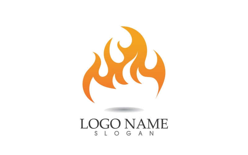 Roast fire and symbol vector design v12 Logo Template