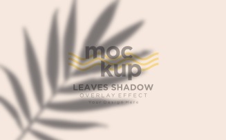Shadow of Leaves Overlay Effect Mockup