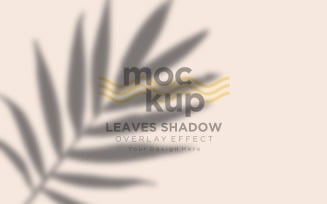 Shadow of Leaves Overlay Effect Mockup