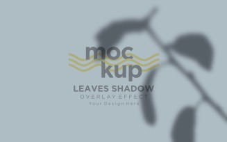 Shadow of Tree Leaves Overlay Effect Mockup
