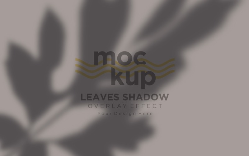 Leaves Shadow Overlay Effect Mockup 02 Product Mockup