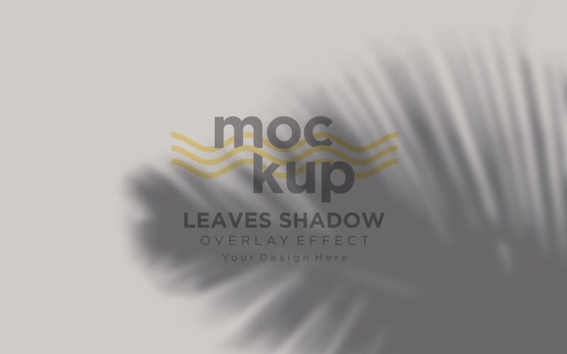 Leaves Shadow Overlay Effect Mockup 07 Product Mockup