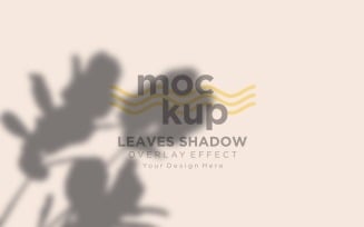 Leaves Shadow Overlay Effect Mockup 09