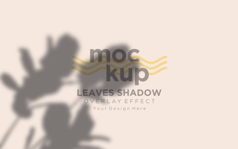 Leaves Shadow Overlay Effect Mockup 09 Product Mockup