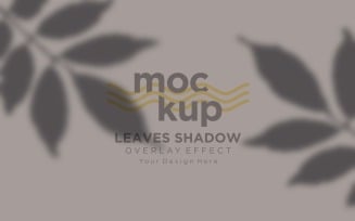 Leaves Shadow Overlay Effect Mockup 12