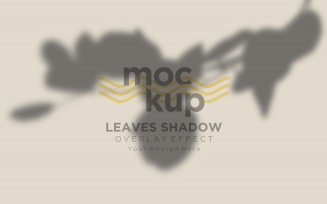 Leaves Shadow Overlay Effect Mockup 16