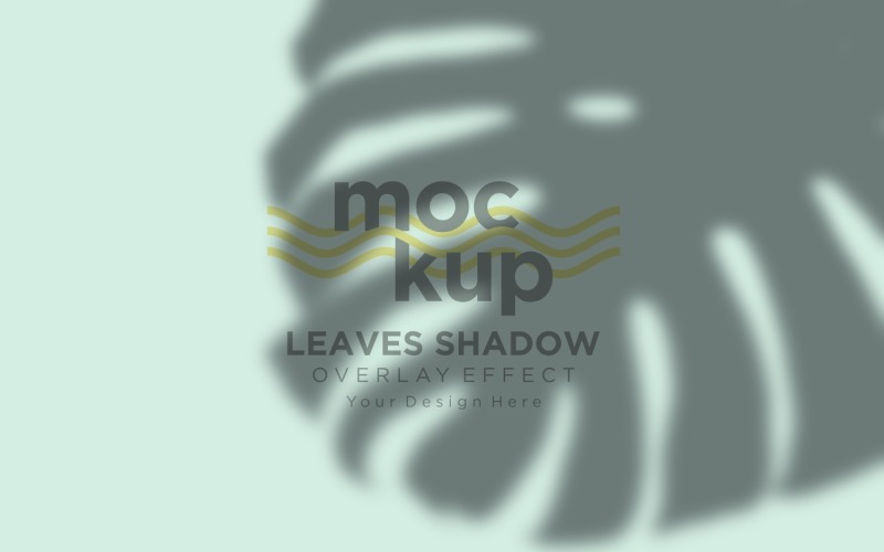 Leaves Shadow Overlay Effect Mockup 25 Product Mockup