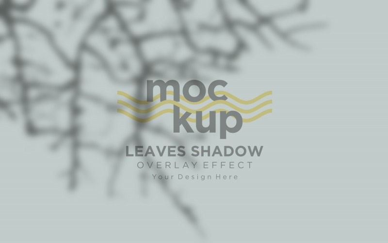 Leaves Shadow Overlay Effect Mockup 33 Product Mockup