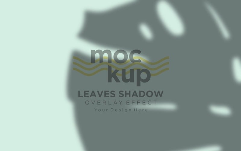 Leaves Shadow Overlay Effect.. Product Mockup