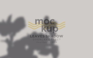 Overlay Effect of Shadow Of Leaves Mockup