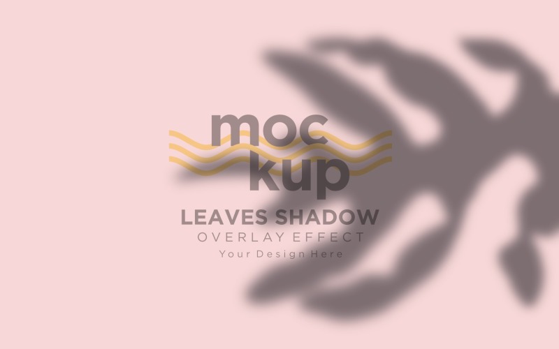 Shadow Overlay Effect for Leave Mockup Product Mockup