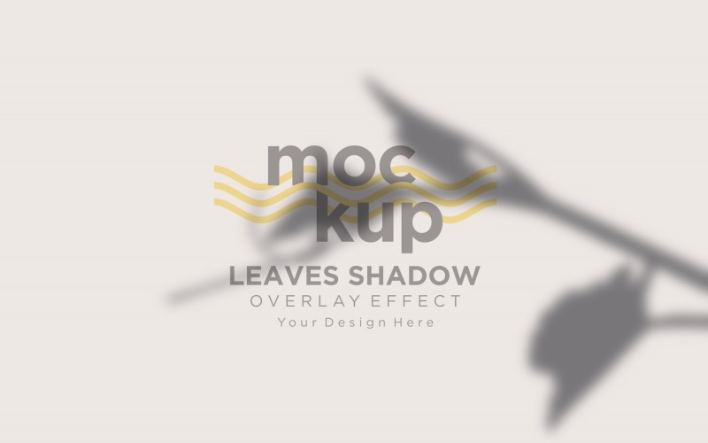 Shadow Overlay Effect for Leave Mockup..... Product Mockup