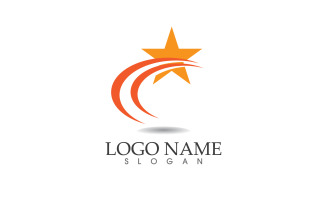 Star logo icon design vector template v12