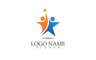 Star logo icon design vector template v16