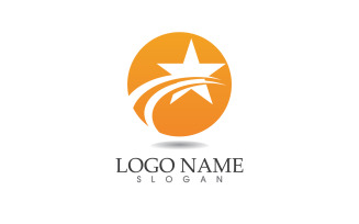 Star logo icon design vector template v22