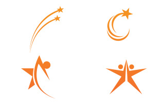 Star logo icon design vector template v27