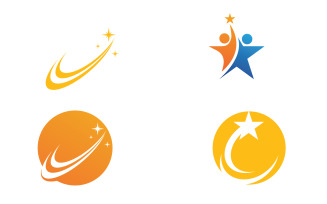 Star logo icon design vector template v29