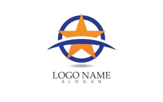 Star logo icon design vector template v6