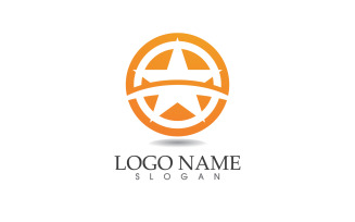 Star logo icon design vector template v8