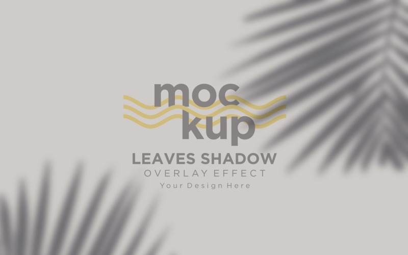 Leaves Shadow Overlay Effect Mockup 37 Product Mockup