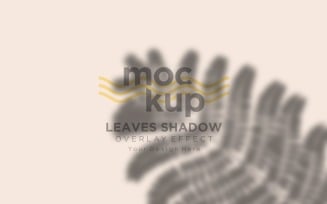 Leaves Shadow Overlay Effect Mockup 39